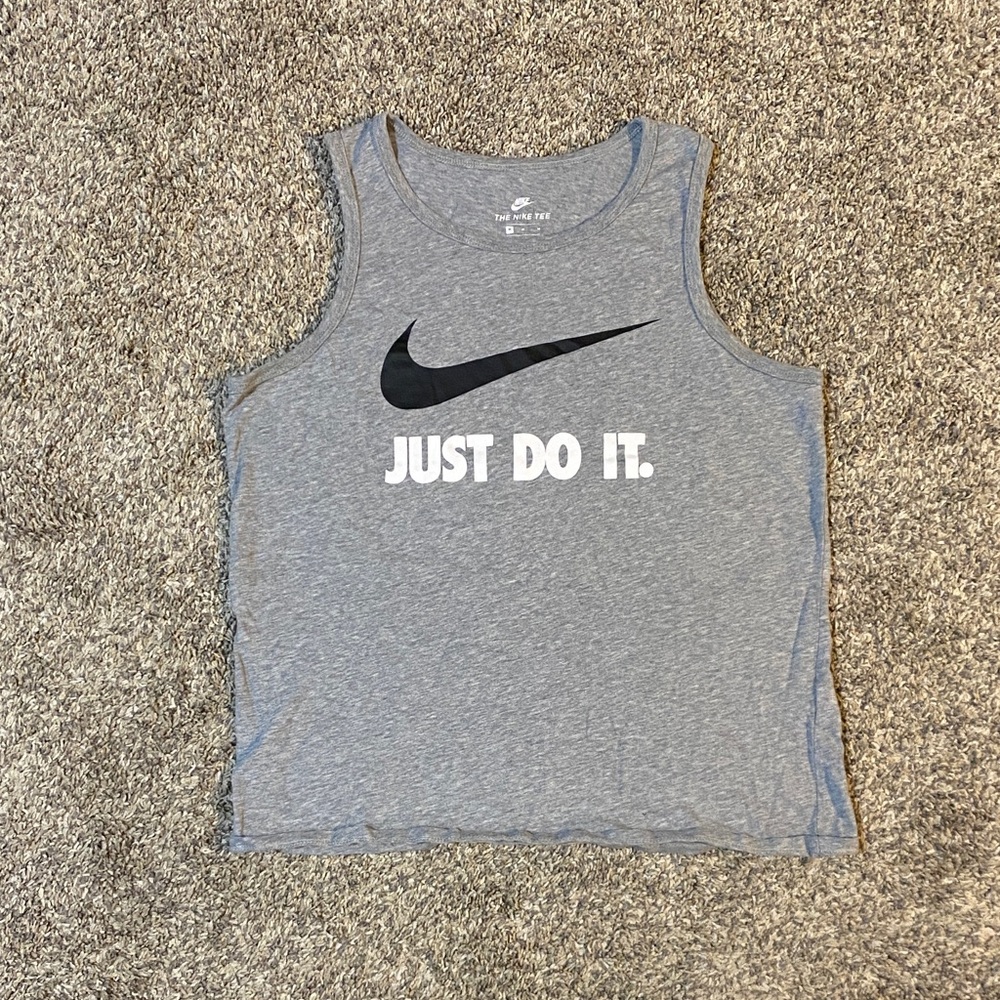 Nike Heather Gray Sleeveless Top